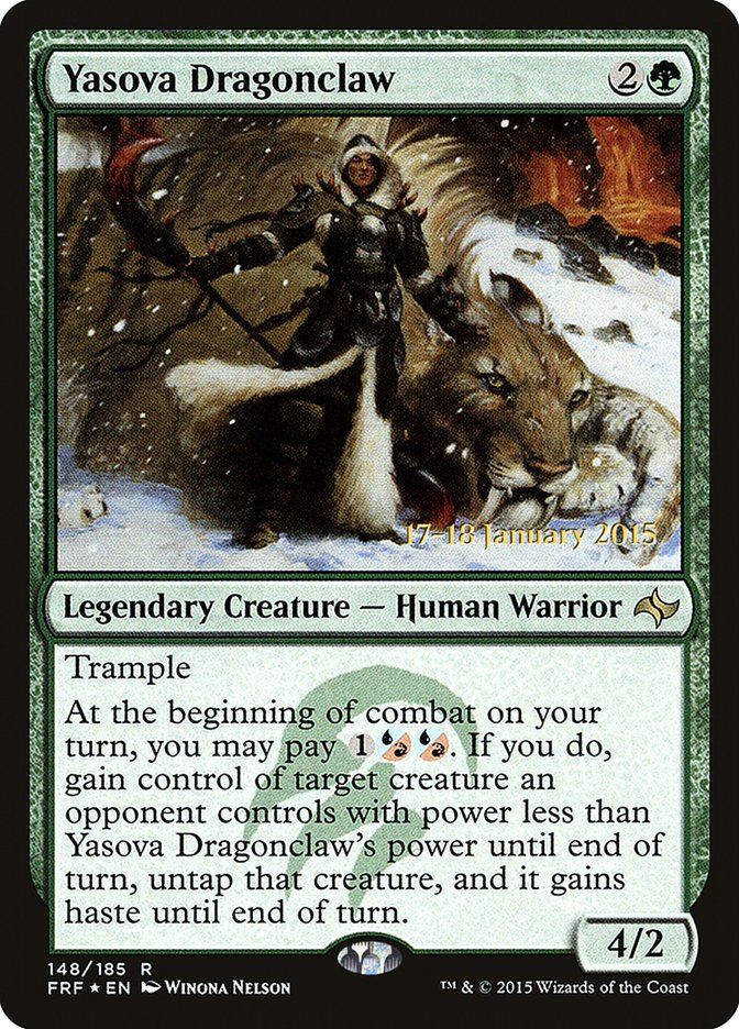 Yasova Dragonclaw [Fate Reforged Prerelease Promos] | A1Comics