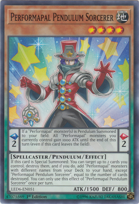 Performapal Pendulum Sorcerer [LED6-EN051] Common | A1Comics