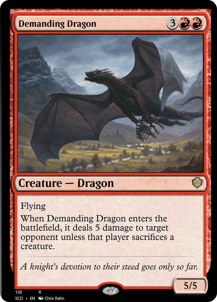 Demanding Dragon [Starter Commander Decks] | A1Comics