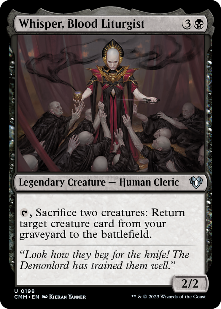 Whisper, Blood Liturgist [Commander Masters] | A1Comics