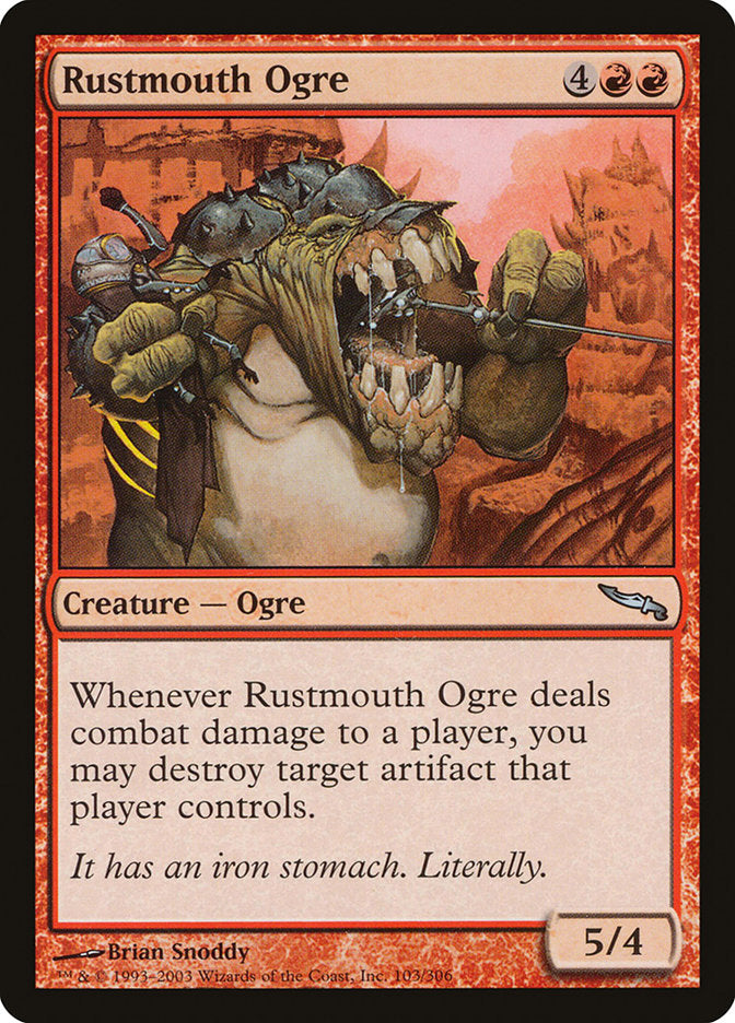 Rustmouth Ogre [Mirrodin] | A1Comics