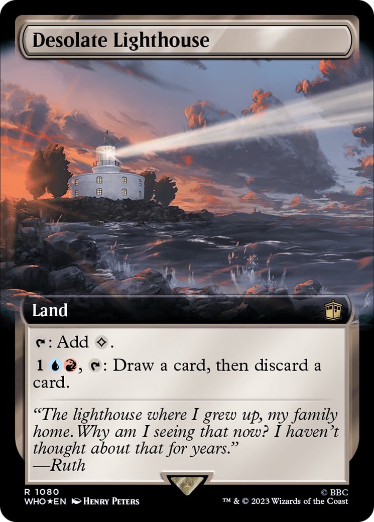 Desolate Lighthouse (Extended Art) (Surge Foil) [Doctor Who] | A1Comics