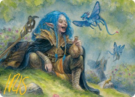 Feywild Trickster Art Card (Gold-Stamped Signature) [Dungeons & Dragons: Adventures in the Forgotten Realms Art Series] | A1Comics