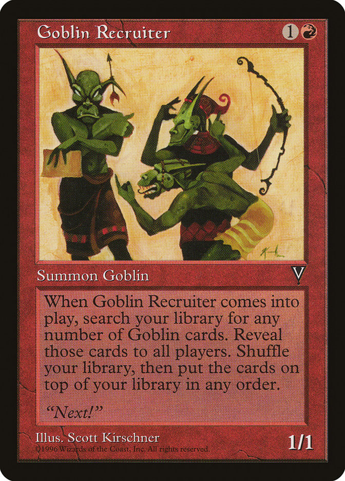 Goblin Recruiter [Visions] | A1Comics