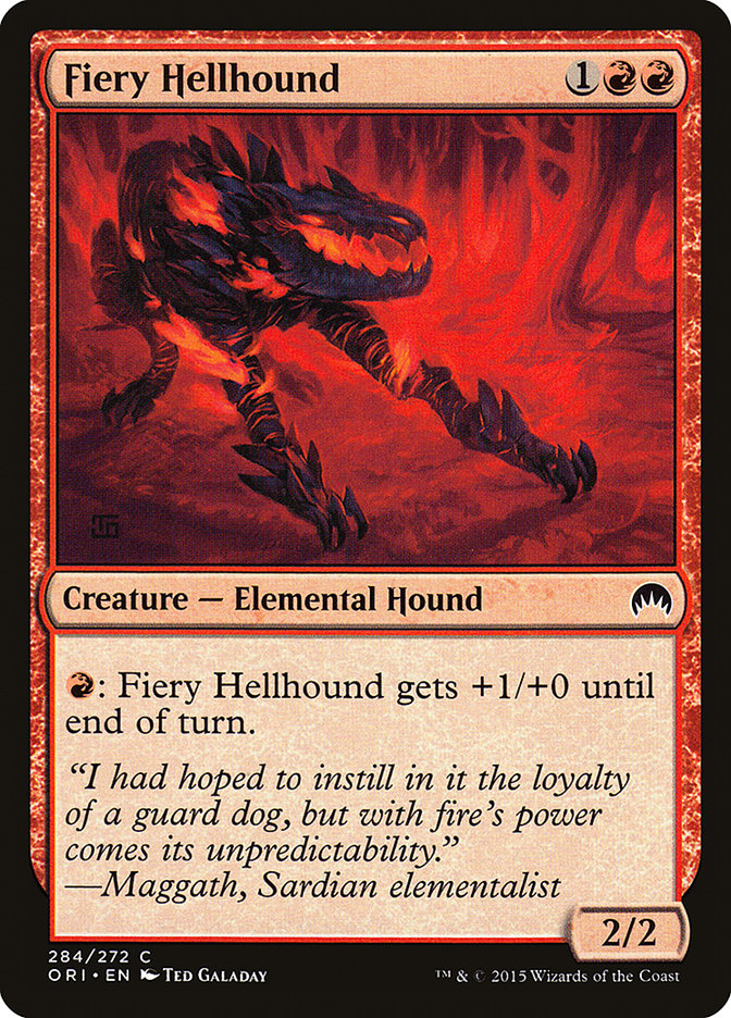 Fiery Hellhound [Magic Origins] | A1Comics