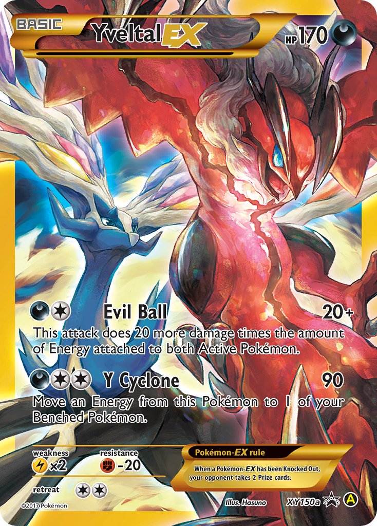 Yveltal EX (XY150a) [Alternate Art Promos] | A1Comics