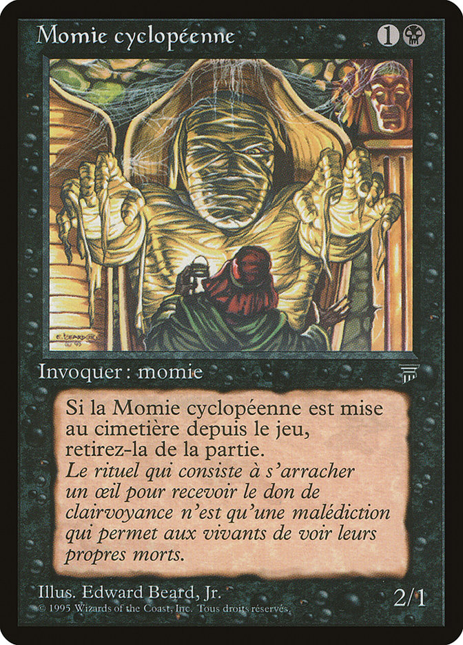 Cyclopean Mummy (French) - "Momie cyclopeenne" [Renaissance] | A1Comics