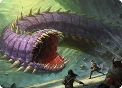 Purple Worm Art Card [Dungeons & Dragons: Adventures in the Forgotten Realms Art Series] | A1Comics