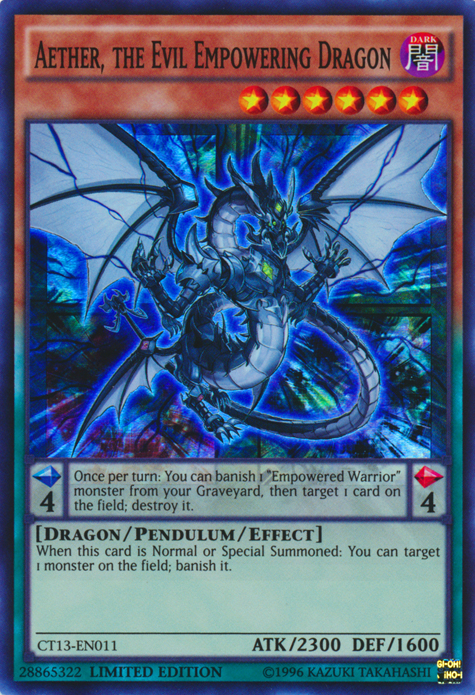 Aether, the Evil Empowering Dragon [CT13-EN011] Super Rare | A1Comics