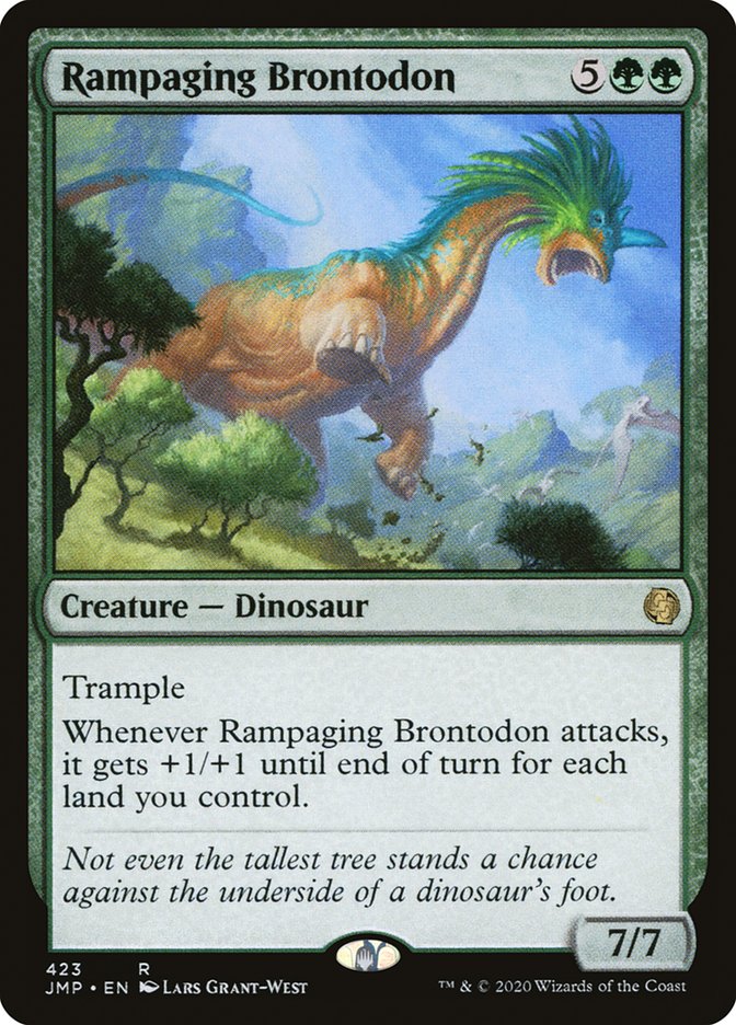 Rampaging Brontodon [Jumpstart] | A1Comics