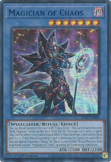 Magician of Chaos (Blue) [LDS3-EN089] Ultra Rare | A1Comics