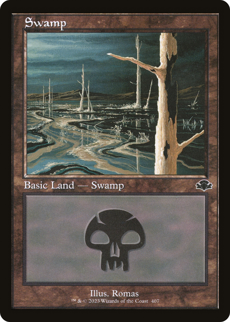 Swamp (407) (Retro) [Dominaria Remastered] | A1Comics