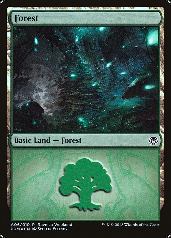 Forest (A06) [Ravnica Allegiance Ravnica Weekend] | A1Comics