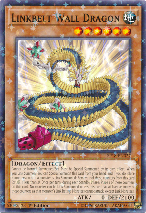 Linkbelt Wall Dragon [SP18-EN027] Starfoil Rare | A1Comics