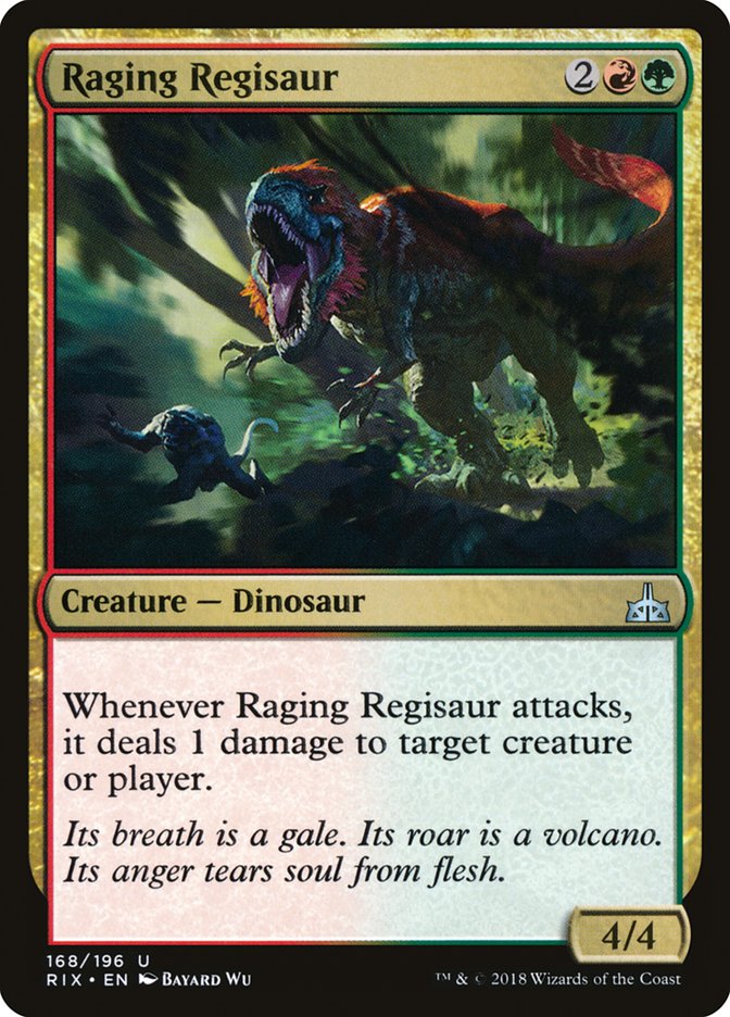 Raging Regisaur [Rivals of Ixalan] | A1Comics