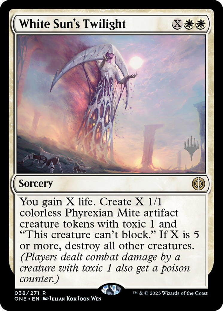 White Sun's Twilight (Promo Pack) [Phyrexia: All Will Be One Promos] | A1Comics