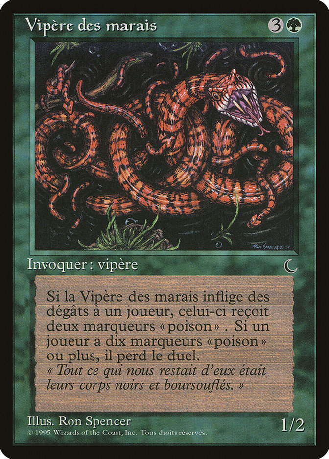 Marsh Viper (French) - "Vipere des marais" [Renaissance] | A1Comics