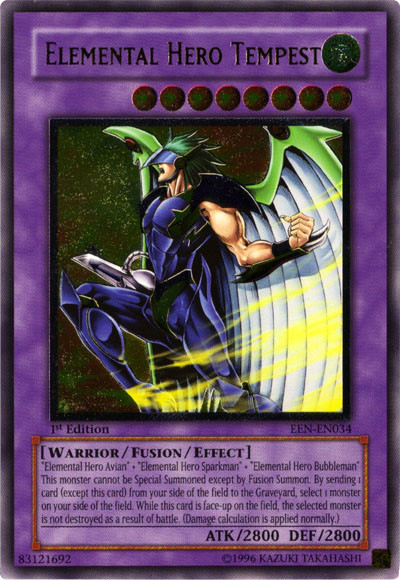 Elemental Hero Tempest [EEN-EN034] Ultimate Rare | A1Comics