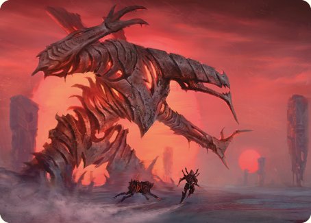 Red Sun's Zenith Art Card [Phyrexia: All Will Be One Art Series] | A1Comics