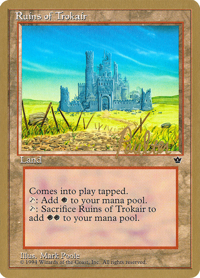 Ruins of Trokair (Preston Poulter) [Pro Tour Collector Set] | A1Comics