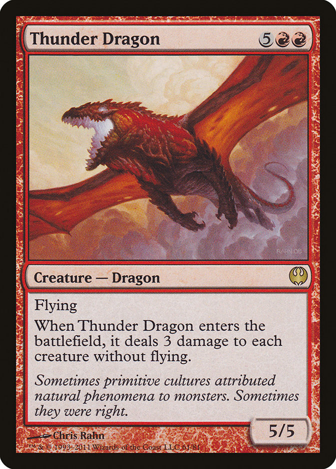 Thunder Dragon [Duel Decks: Knights vs. Dragons] | A1Comics