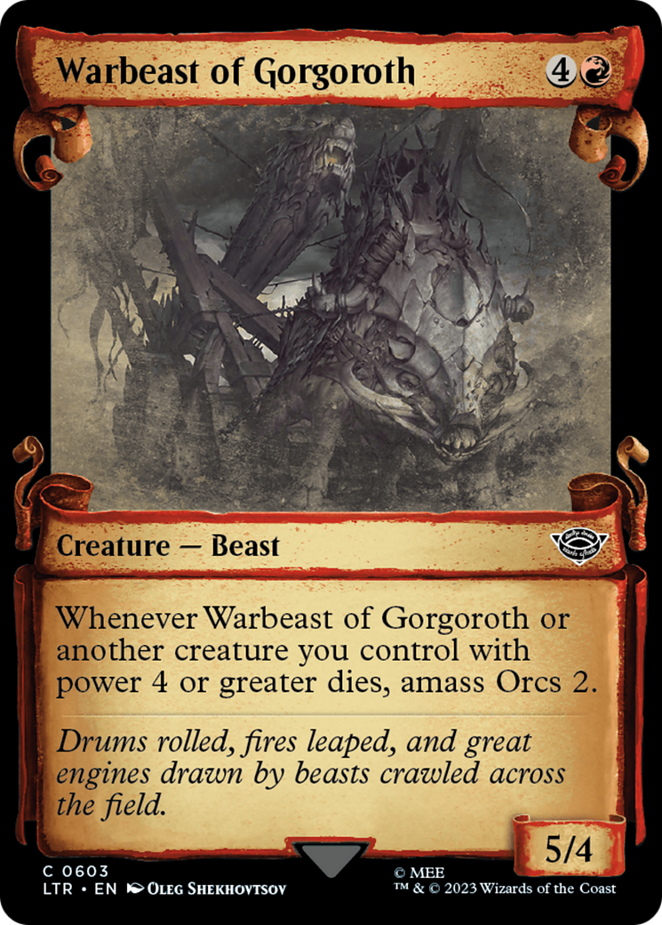 Warbeast of Gorgoroth [The Lord of the Rings: Tales of Middle-Earth Showcase Scrolls] | A1Comics