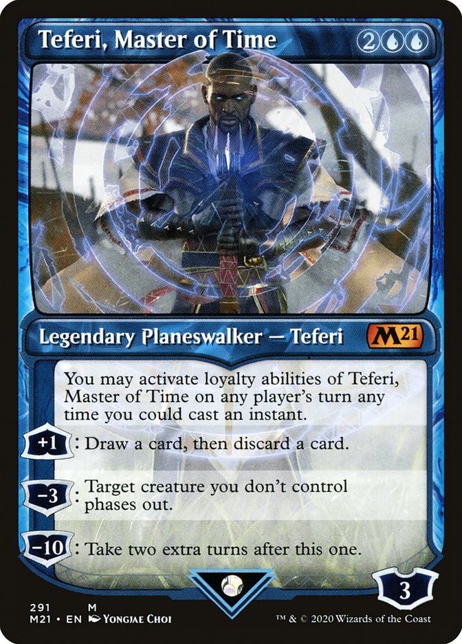 Teferi, Master of Time (Showcase) (291) [Core Set 2021] | A1Comics