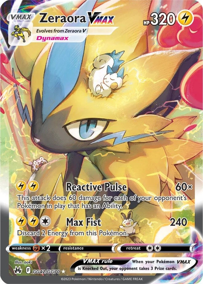 Zeraora VMAX (GG42/GG70) [Sword & Shield: Crown Zenith] | A1Comics