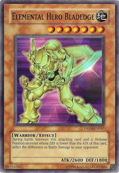 Elemental Hero Bladedge [DR04-EN067] Super Rare | A1Comics