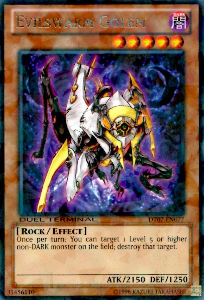 Evilswarm Golem [DT07-EN077] Rare | A1Comics