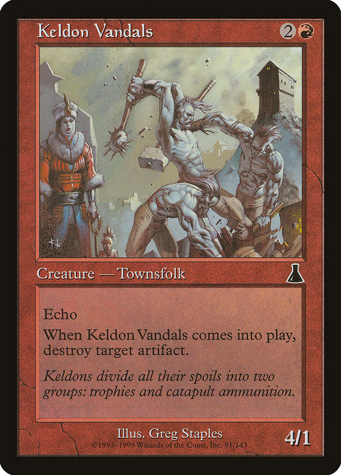 Keldon Vandals [Urza's Destiny] | A1Comics