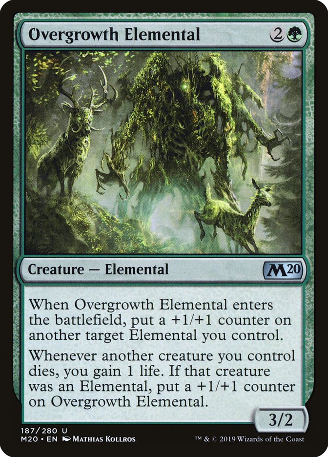 Overgrowth Elemental [Core Set 2020] | A1Comics