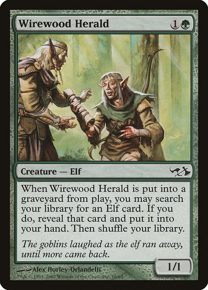 Wirewood Herald [Duel Decks: Elves vs. Goblins] | A1Comics