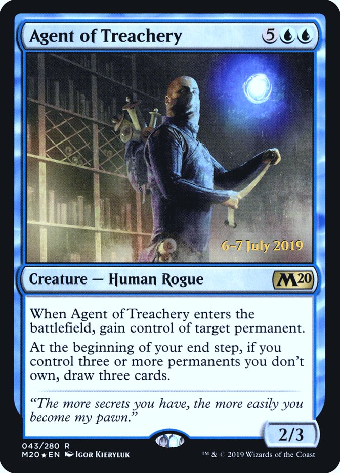 Agent of Treachery [Core Set 2020 Prerelease Promos] | A1Comics