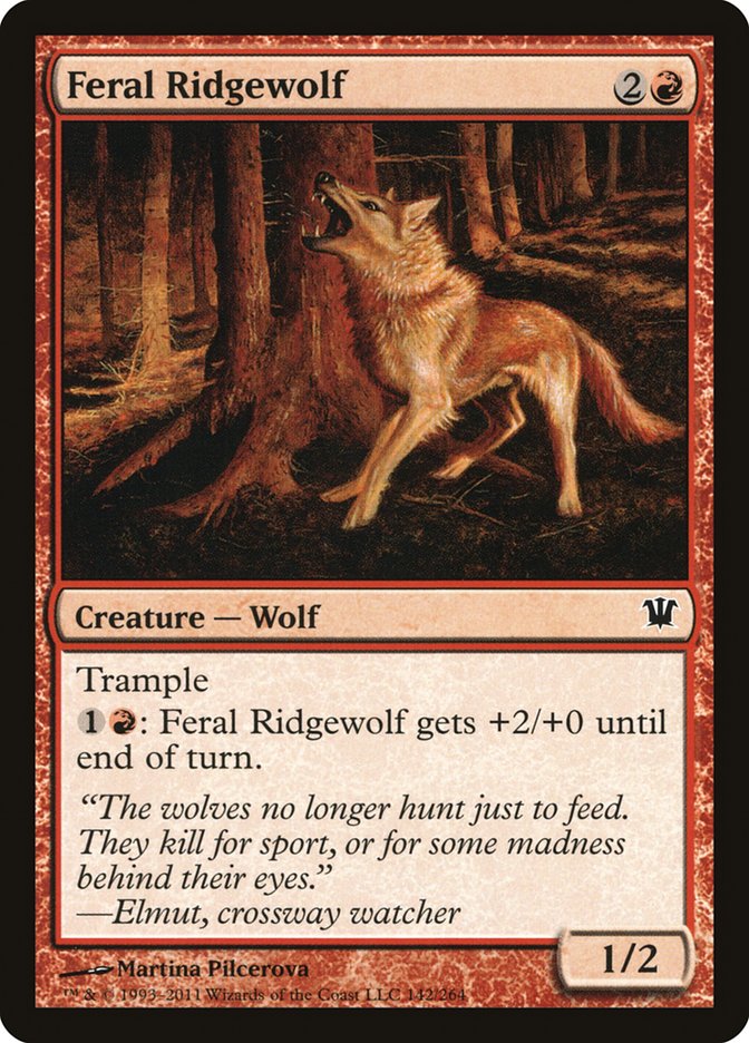 Feral Ridgewolf [Innistrad] | A1Comics