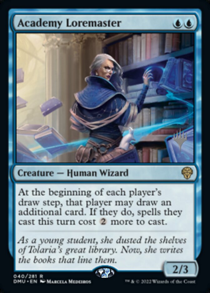 Academy Loremaster (Promo Pack) [Dominaria United Promos] | A1Comics