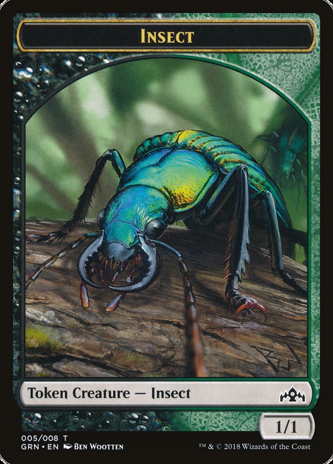 Saproling // Insect Double-Sided Token [Guilds of Ravnica Guild Kit Tokens] | A1Comics