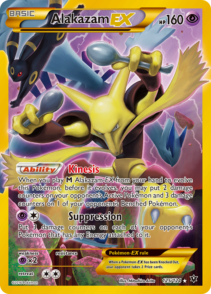 Alakazam EX (125/124) [XY: Fates Collide] | A1Comics