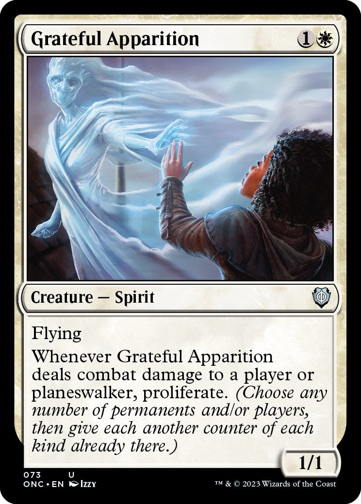 Grateful Apparition [Phyrexia: All Will Be One Commander] | A1Comics