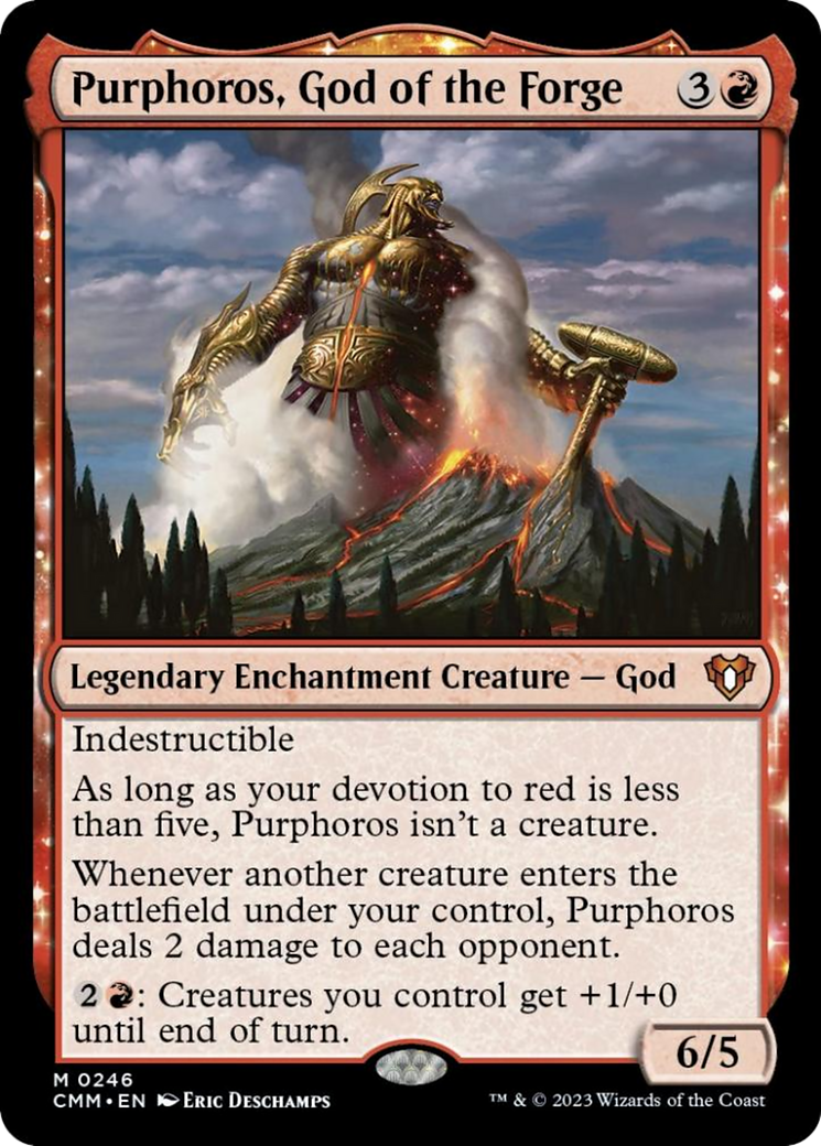 Purphoros, God of the Forge [Commander Masters] | A1Comics