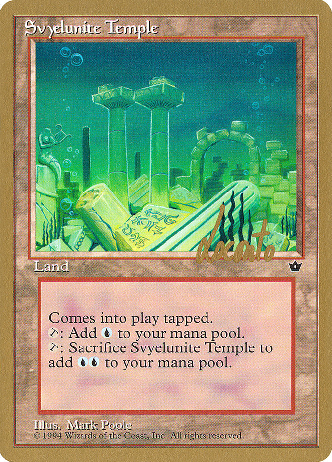 Svyelunite Temple (Michael Loconto) [Pro Tour Collector Set] | A1Comics