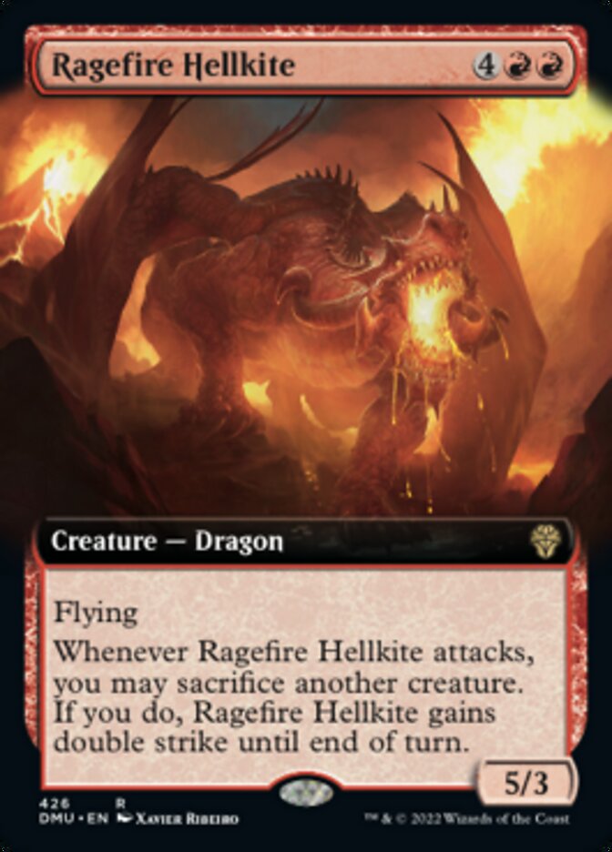 Ragefire Hellkite (Extended Art) [Dominaria United] | A1Comics