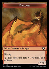 Eldrazi // Dragon (0020) Double-Sided Token [Commander Masters Tokens] | A1Comics