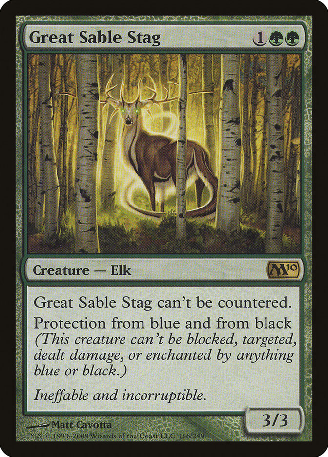 Great Sable Stag [Magic 2010] | A1Comics