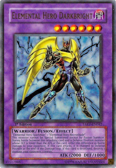 Elemental Hero Darkbright [TAEV-EN042] Ultra Rare | A1Comics