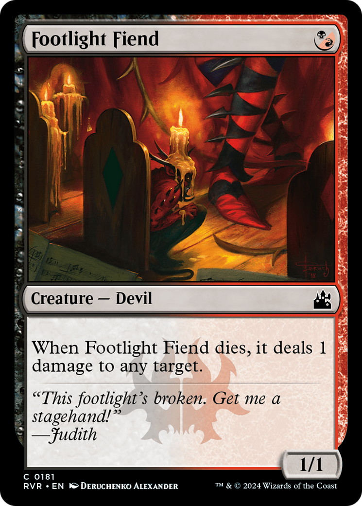 Footlight Fiend [Ravnica Remastered] | A1Comics