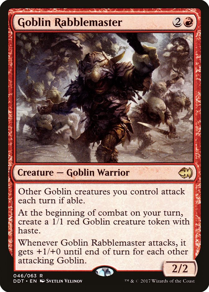 Goblin Rabblemaster [Duel Decks: Merfolk vs. Goblins] | A1Comics