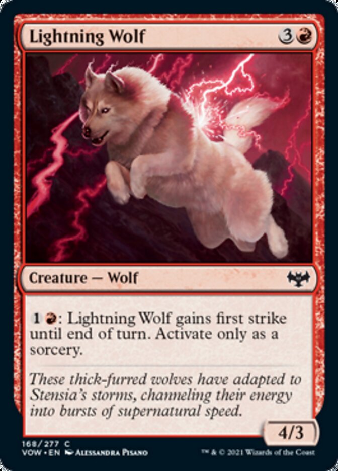 Lightning Wolf [Innistrad: Crimson Vow] | A1Comics