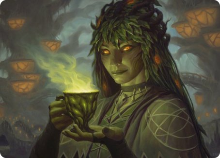 Dina, Soul Steeper Art Card [Strixhaven: School of Mages Art Series] | A1Comics