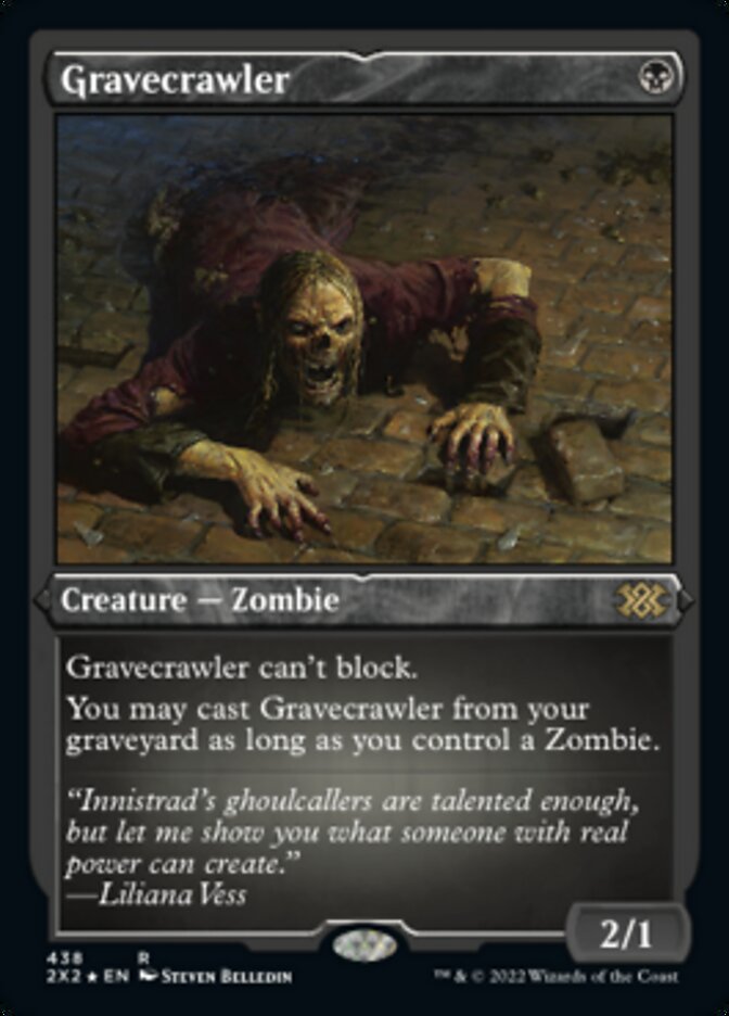 Gravecrawler (Foil Etched) [Double Masters 2022] | A1Comics